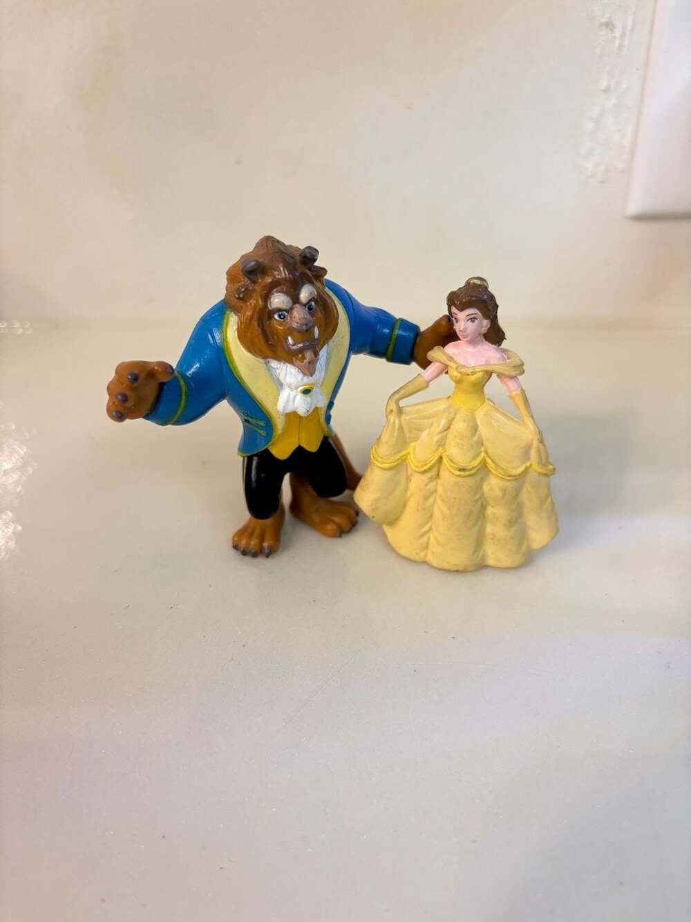 Disney Beauty and the Beast Belle and Beast PVC Figure Set
